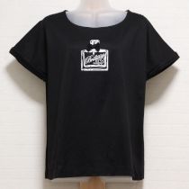 黒香水瓶ptカットソー