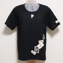 黒ネーム付きTシャツ【M】