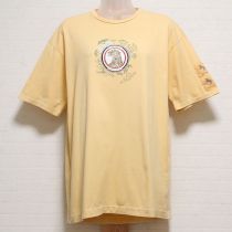 黄サファリプリントTシャツ