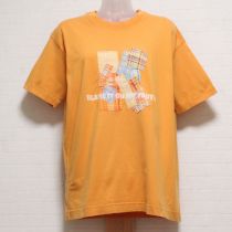 オレンジロゴパッチTシャツ【M】