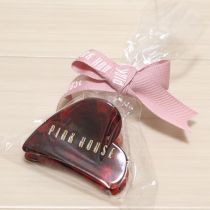 茶系ハートバレッタ