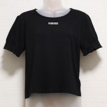 黒パフスリーブカットソー【3(M)】