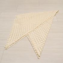 生成フラワーレース三角ストール