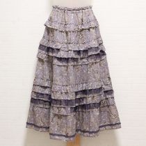 パープルバイエルンローズチュール使いスカート