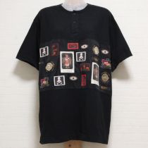 黒ワッペンTシャツ【M】