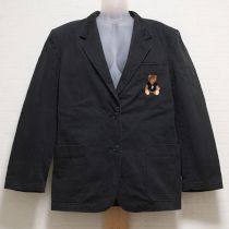 黒ポロくま刺繍ジャケット