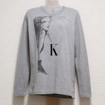 グレープリント長Tシャツ