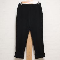 黒裾折返しレースレギンス【9号】