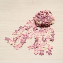 ピンク系桜モチーフストール