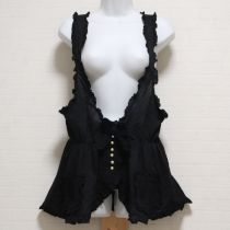 黒リボン付きローンタブリエ