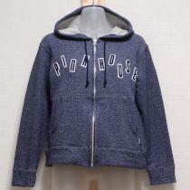 ミックス紺ロゴ刺繍パッチパーカー【3(M)】