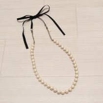 白コットンパール3WAYネックレス