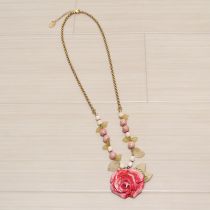 薔薇モチーフネックレス