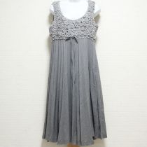 グレークロッシェ使いワンピース【11号】