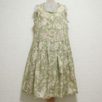薄荷桜とうさぎワンピース