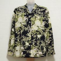 紺薔薇ブーケptブラウス