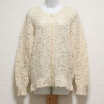 生成クロッシェカーディガン