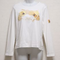 白くまワッペン長Tシャツ【4(L)】
