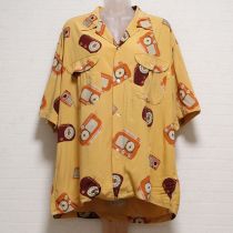 からしラジオ柄シャツ