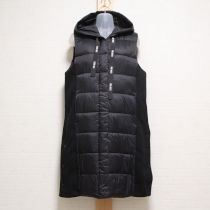 黒ロゴリボンロングベスト