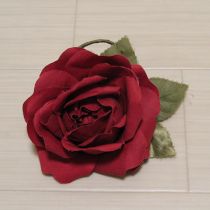 赤薔薇コサージュ