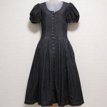 黒デニムワンピース
