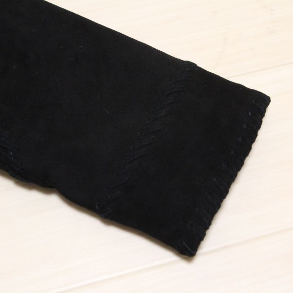 黒羊革パンチングジャケット【L】