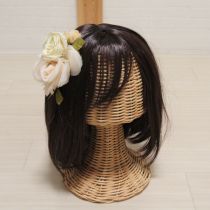 ピンク系薔薇モチーフカチューシャ
