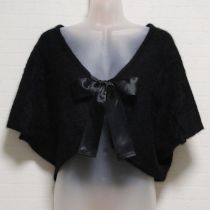 黒カシミヤボレロ