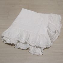 白ピンタックローンストール