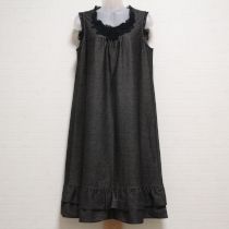 黒系カットソーワンピース【11号】