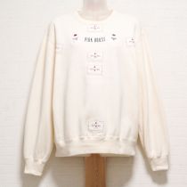 生成雪だるまくま刺繍トレーナー【M】