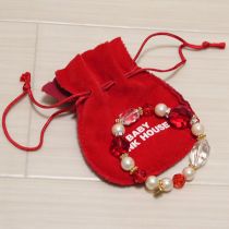 赤系ブレスレット