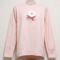 ピンクリボンマーガレット長Tシャツ