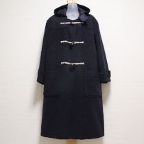紺ロングダッフルコート