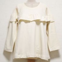 生成ロゴ刺繍入りスウェットチュニック