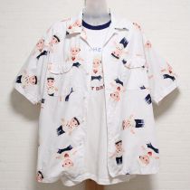 生成ハートキューピープリントシャツ&Tシャツ【M】