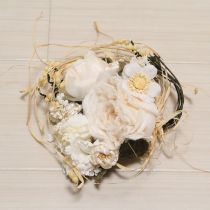 白藁付き薔薇ブーケコサージュ