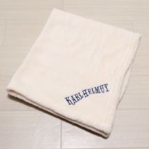 生成ロゴ刺繍ブランケット