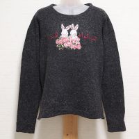 黒アンダーザグラス刺繍トレーナー【3(M)】