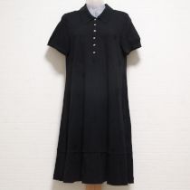 黒カメリア刺繍カットソーワンピース【3(9号)】