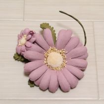 ピンク雛菊コサージュ