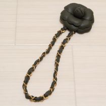 カーキカメリア2WAYコサージュ
