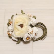 白白つめ草ブーケコサージュ