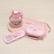 ピンクランチボックス4点セット