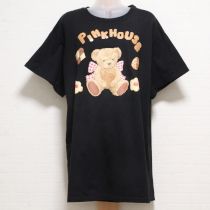 黒MISAKO&ERINKOくまptビックTシャツ