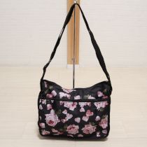 黒薔薇柄ショルダーバッグ