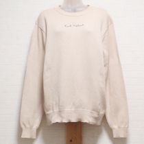 生成ロゴ刺繍入りコットンセーター