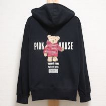 黒ダッフルテディプリントパーカー 【4(L)】