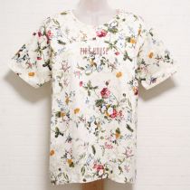 生成花柄Tシャツ
